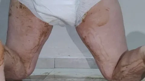 Ana Loves Dirty Smearing me with my diapers!