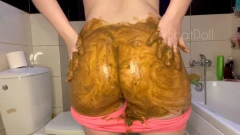 Scat Doll PantyPooping and Dirty Anal!